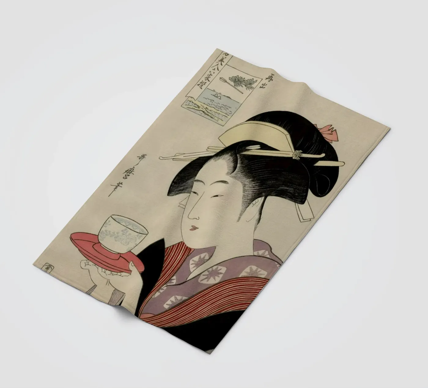 Geisha Fleecedecke von Flora & Fauna