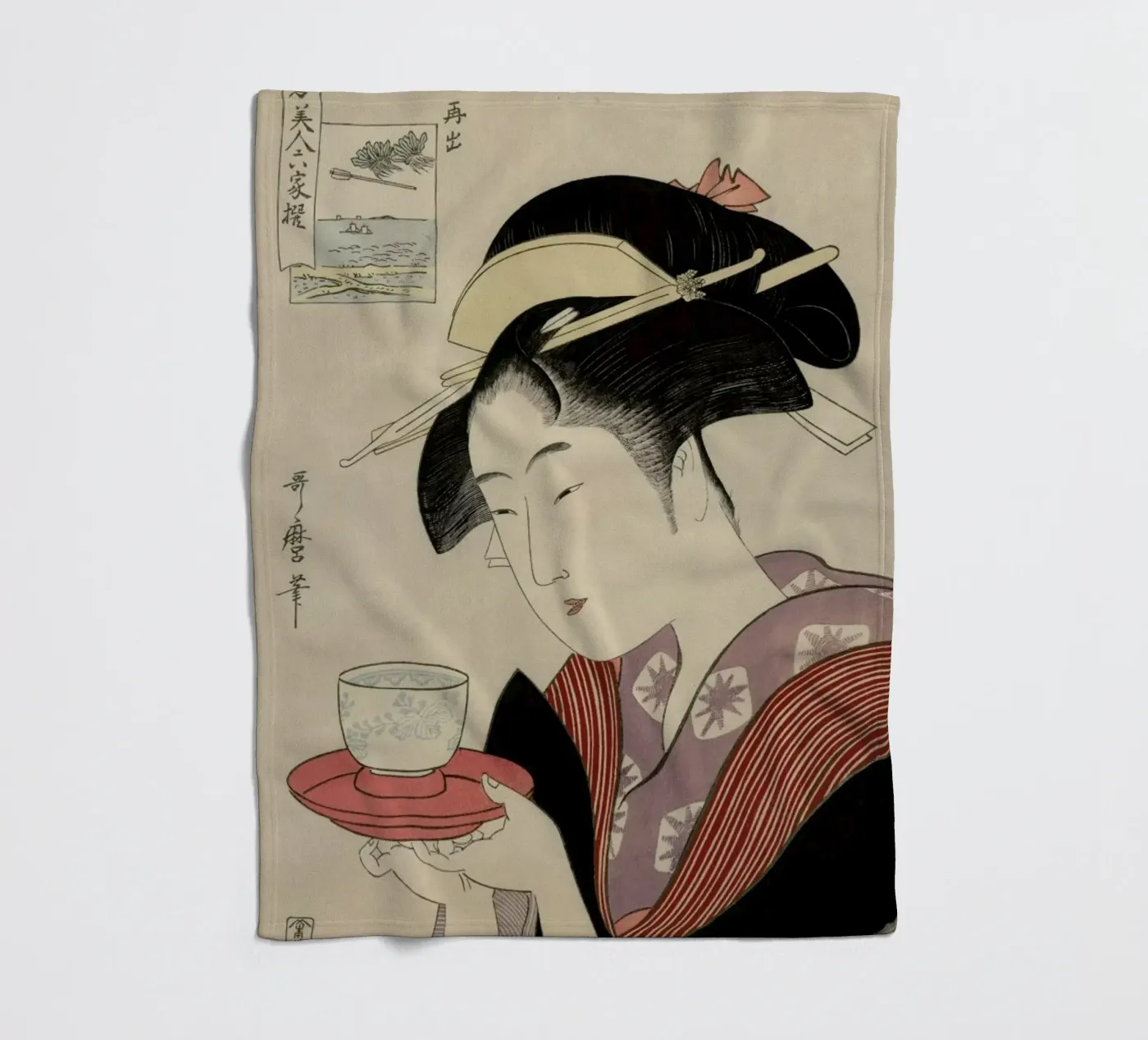 Geisha Fleecedecke von Flora & Fauna