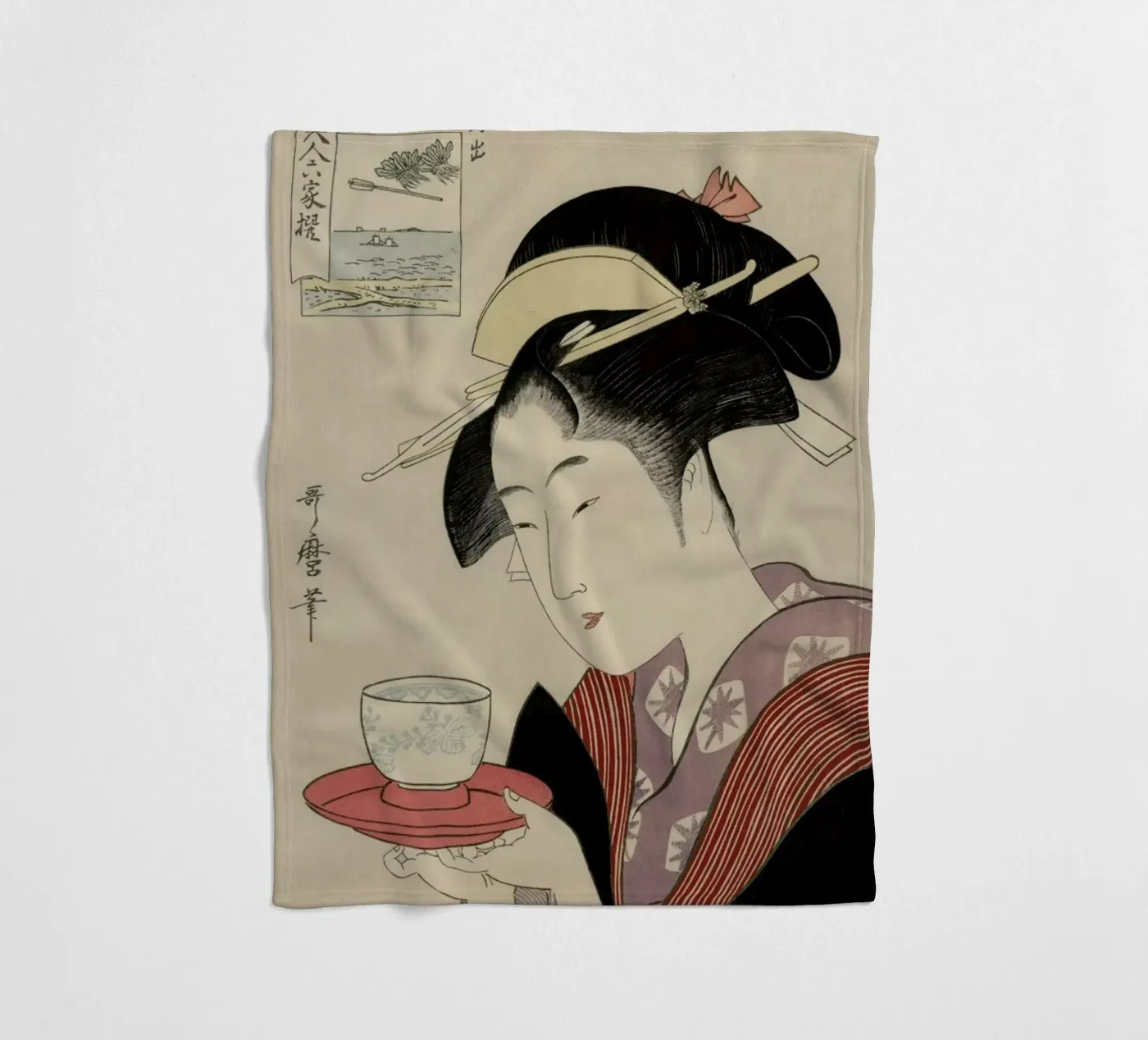 Geisha Fleecedecke von Flora & Fauna