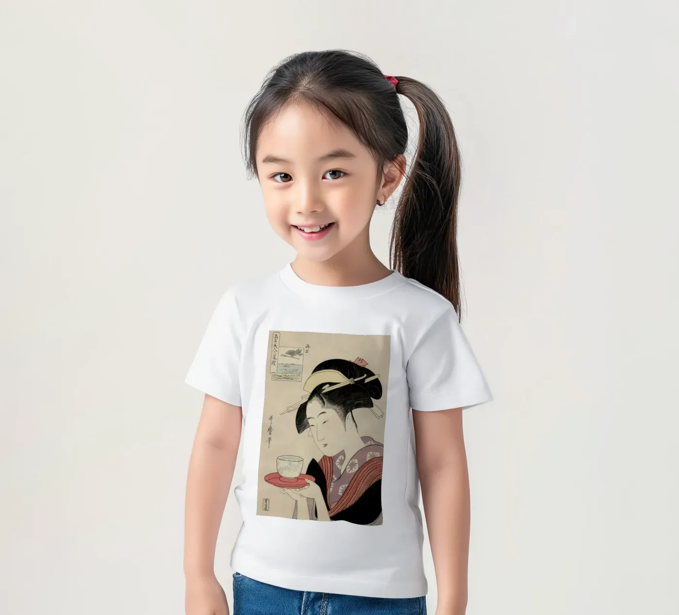 Geisha t-shirt bambini da Flora & Fauna