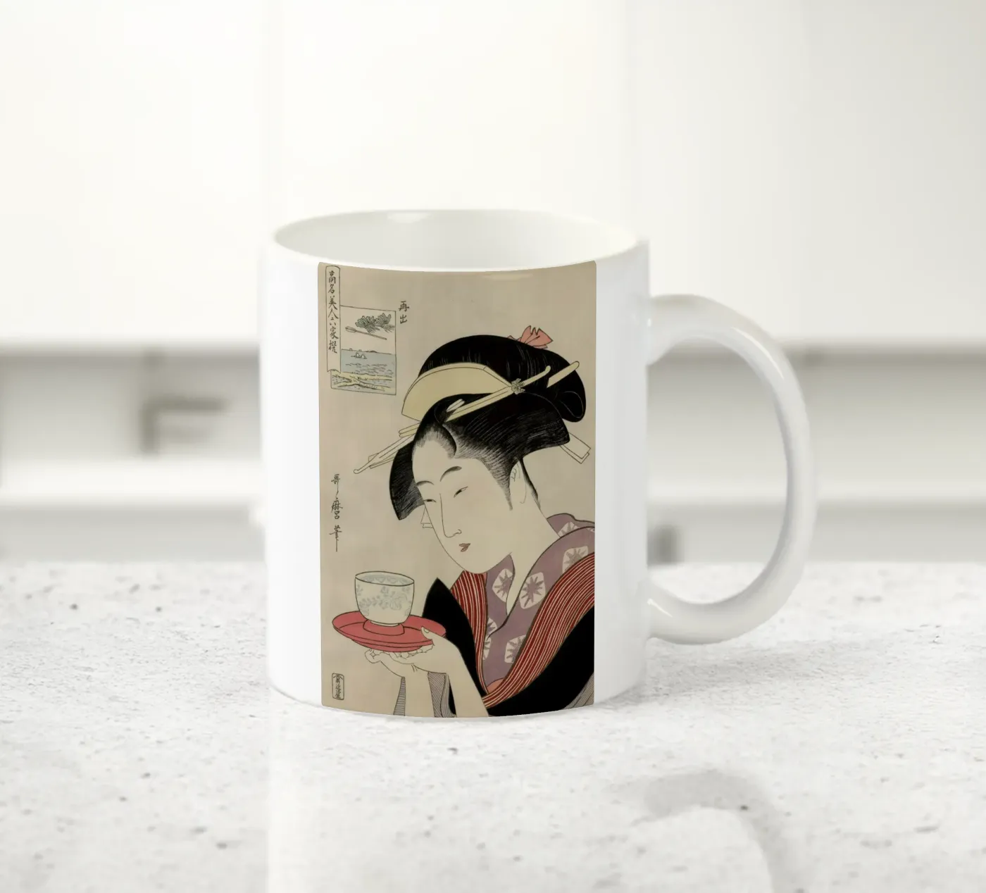 Geisha ceramic mug by Flora & Fauna
