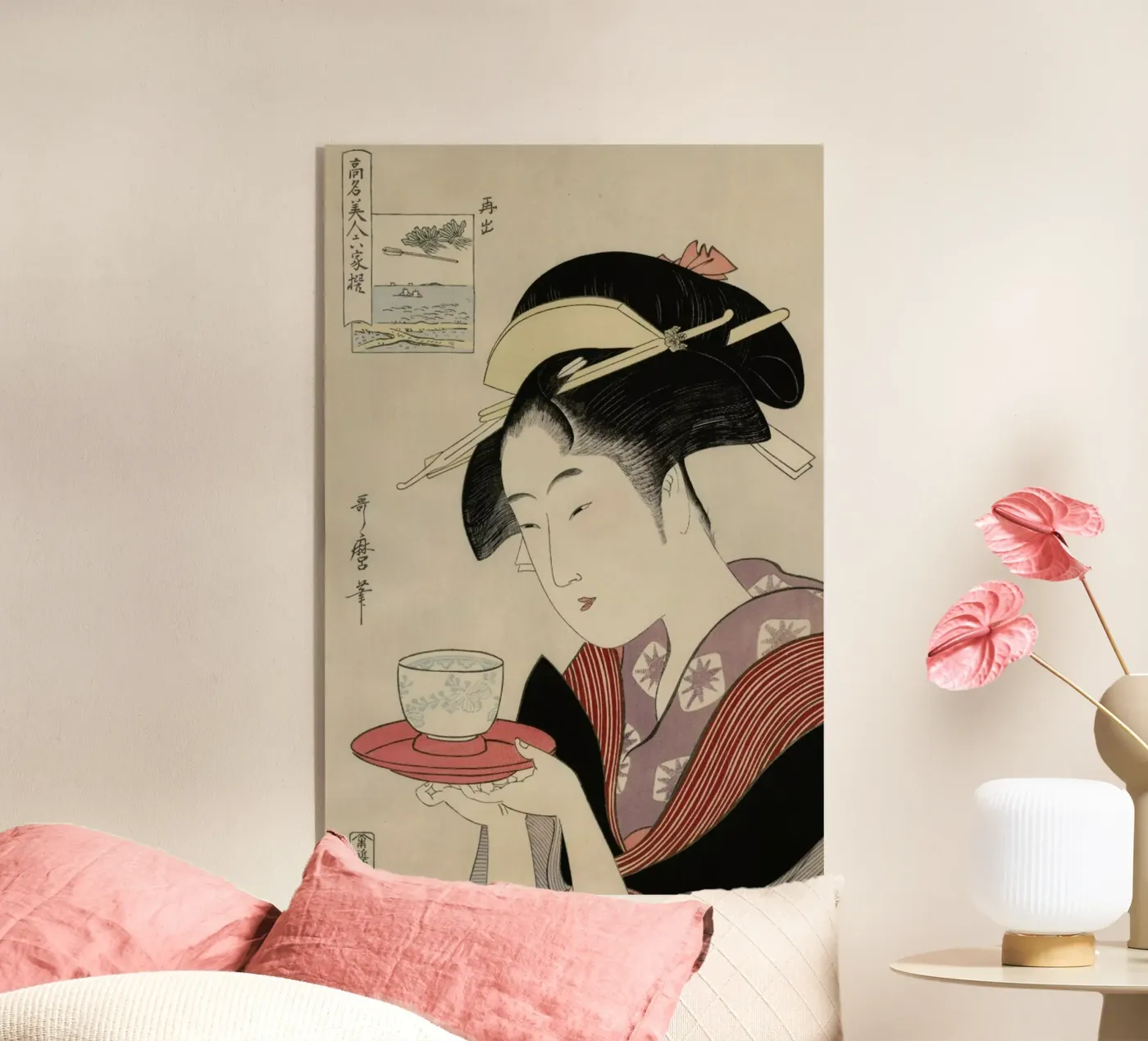 Geisha Acryl-Glas von Flora & Fauna