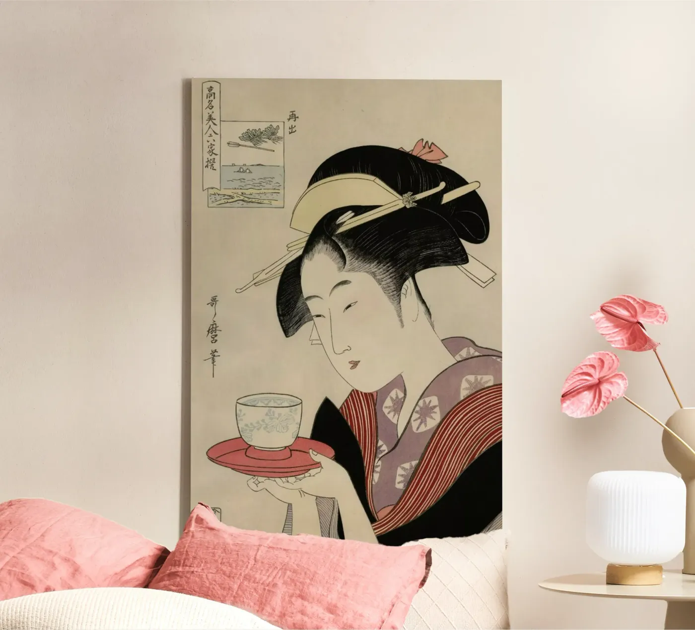 Geisha tela da Flora & Fauna