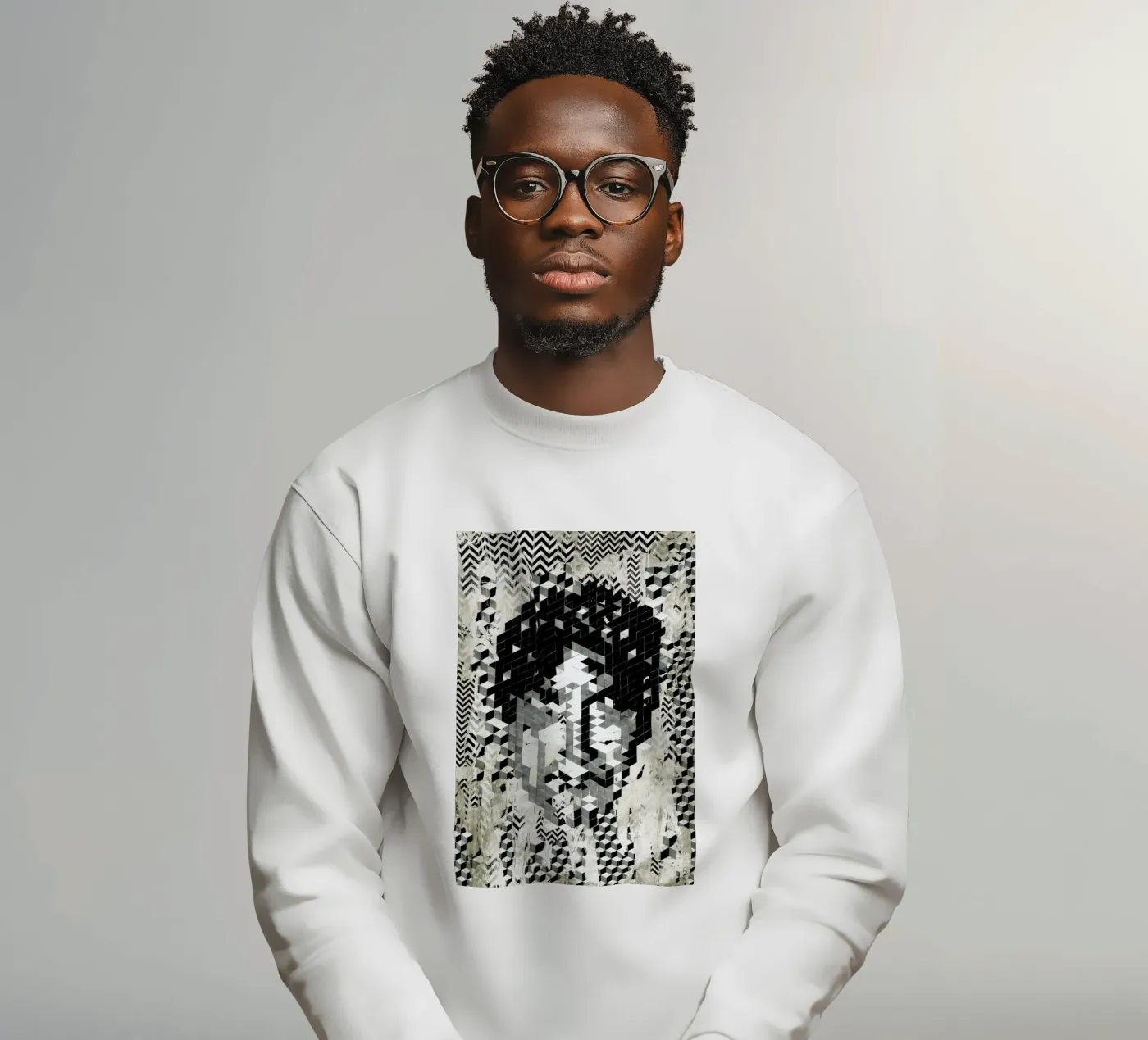 Cube Head sweat de Famous When Dead