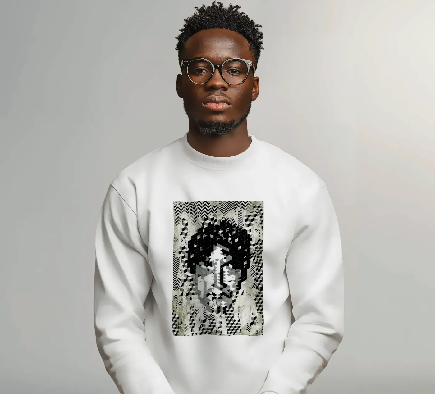 Cube Head sweat de Famous When Dead