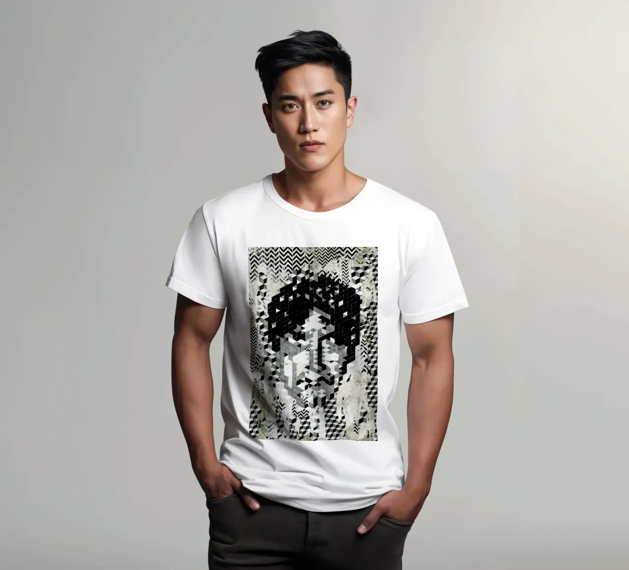 Cube Head camiseta de Famous When Dead