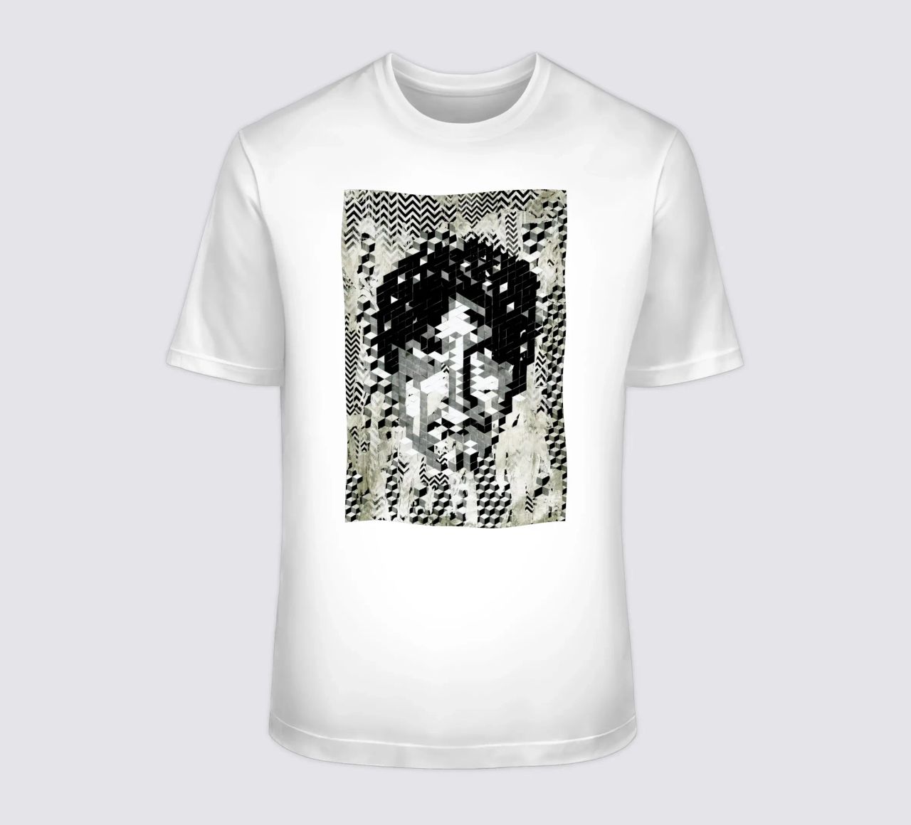 Cube Head t-shirt da Famous When Dead