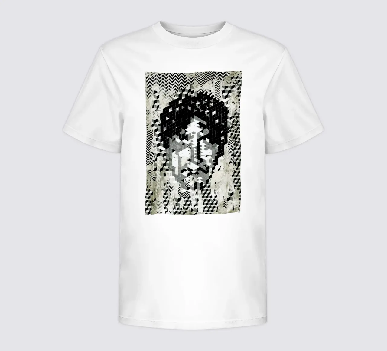 Cube Head t-shirt bambini da Famous When Dead