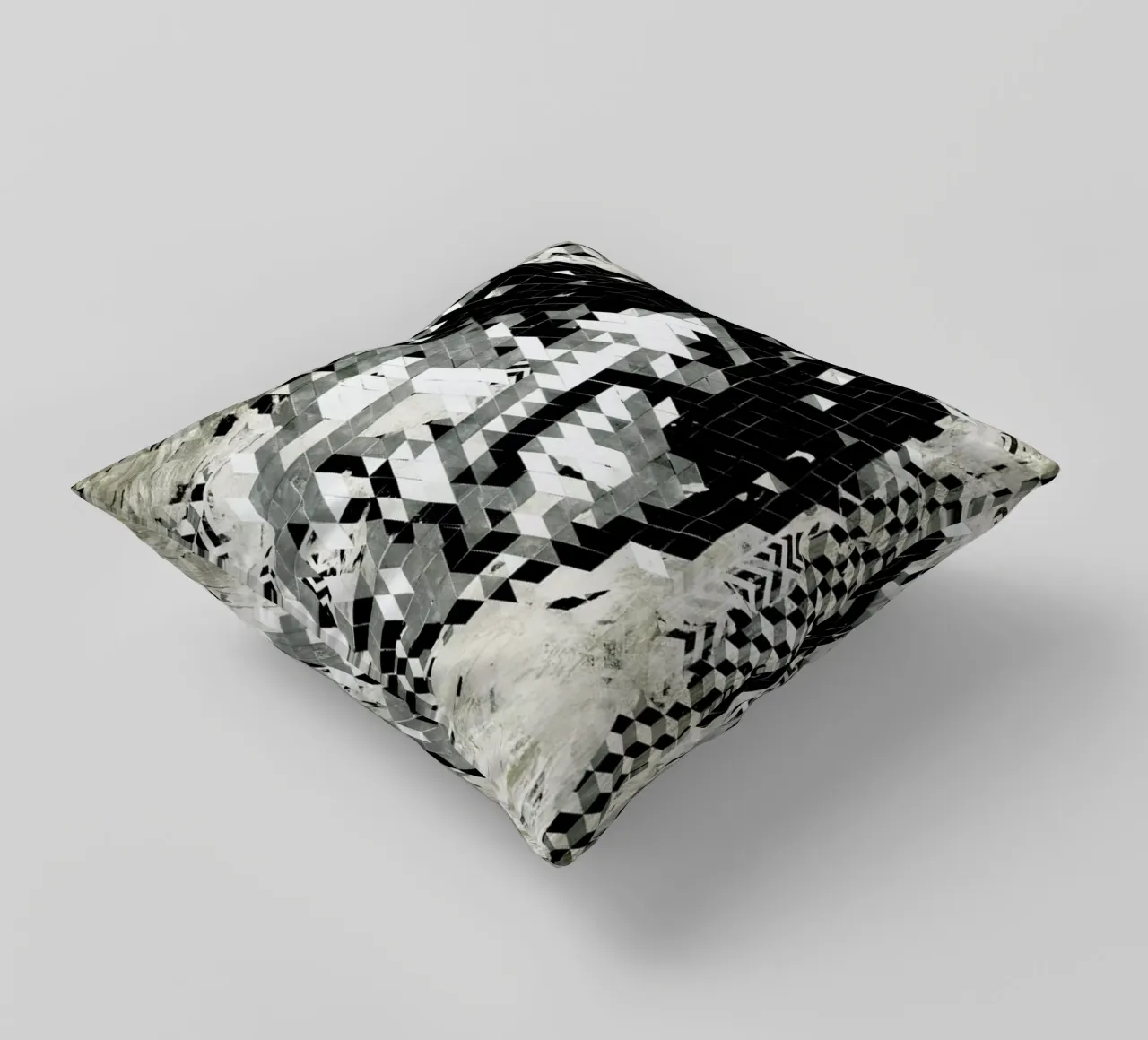 Cube Head cuscino da Famous When Dead