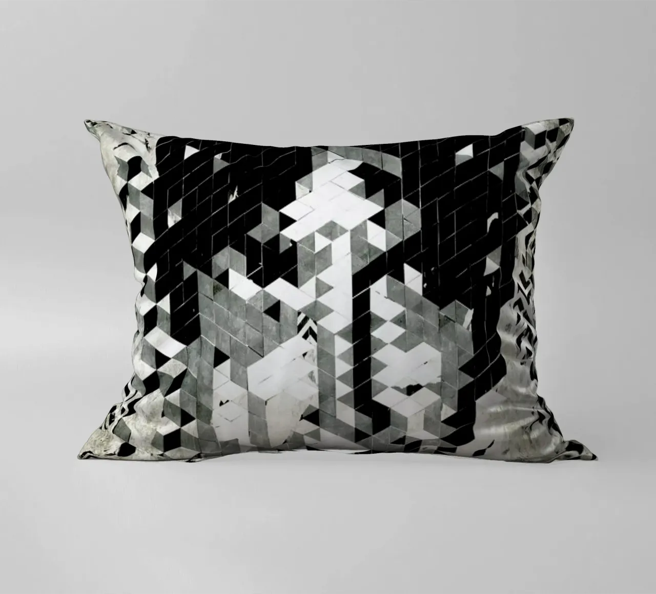 Cube Head cuscino da Famous When Dead