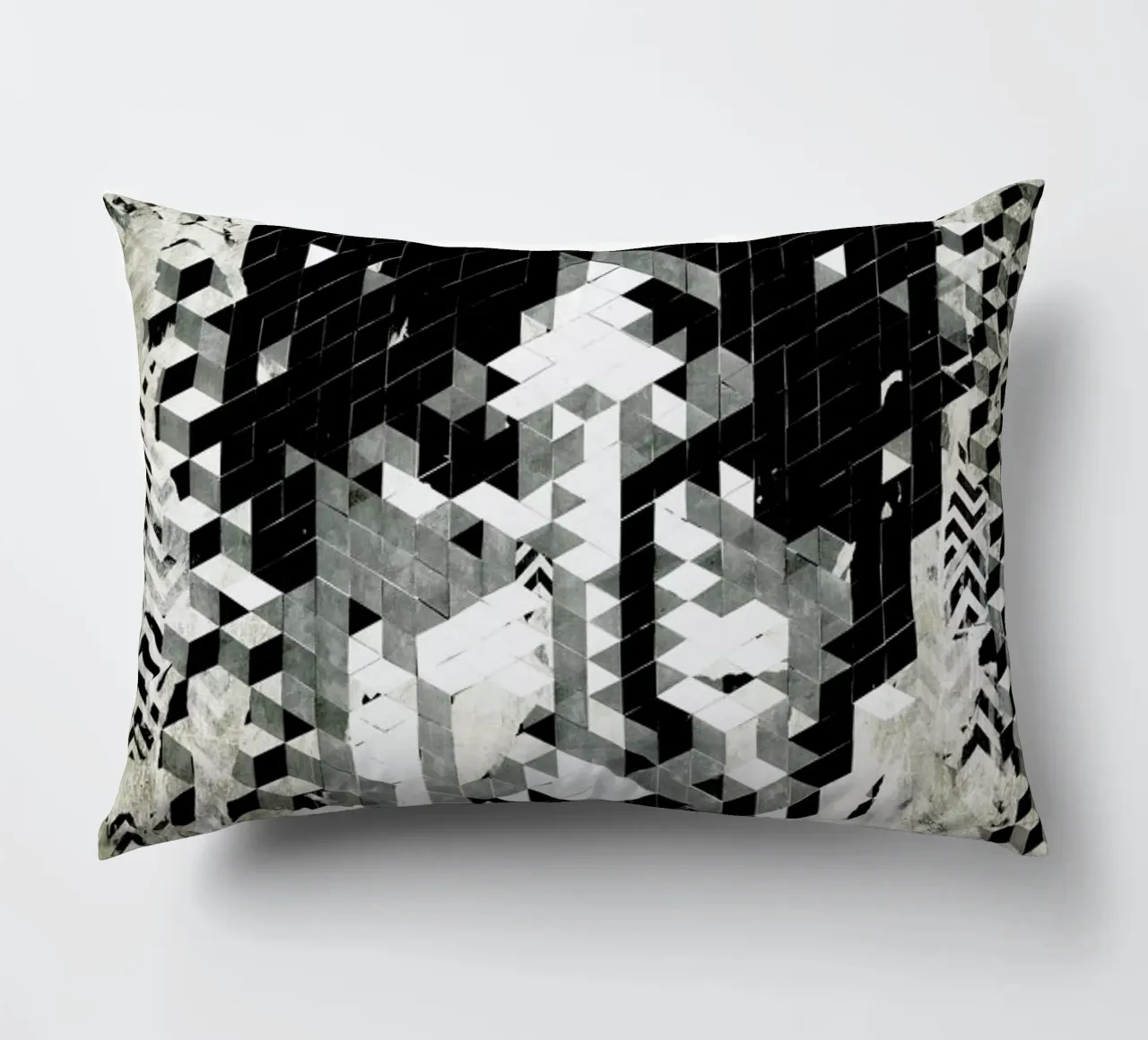 Cube Head cuscino da Famous When Dead