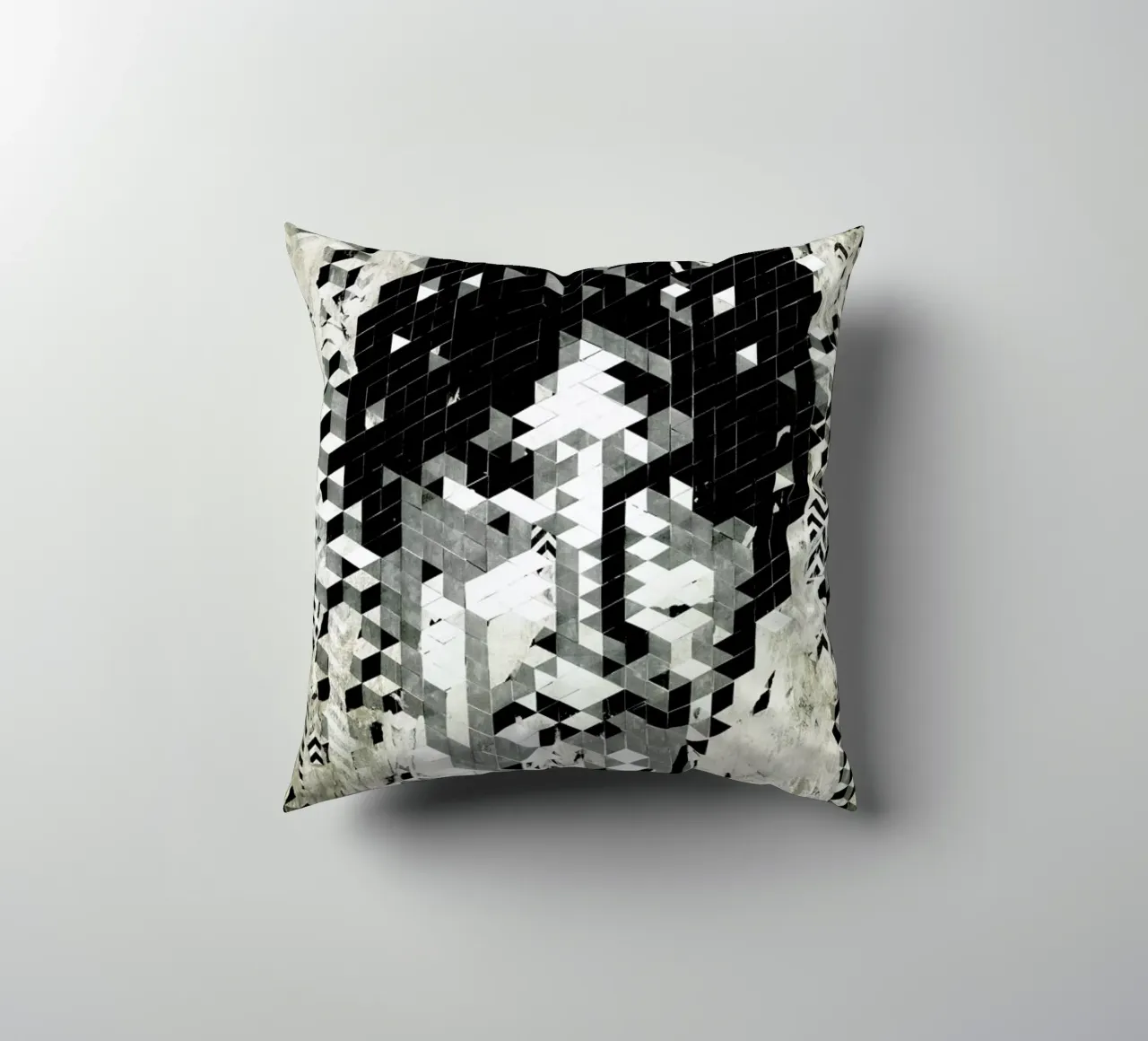 Cube Head cuscino da Famous When Dead