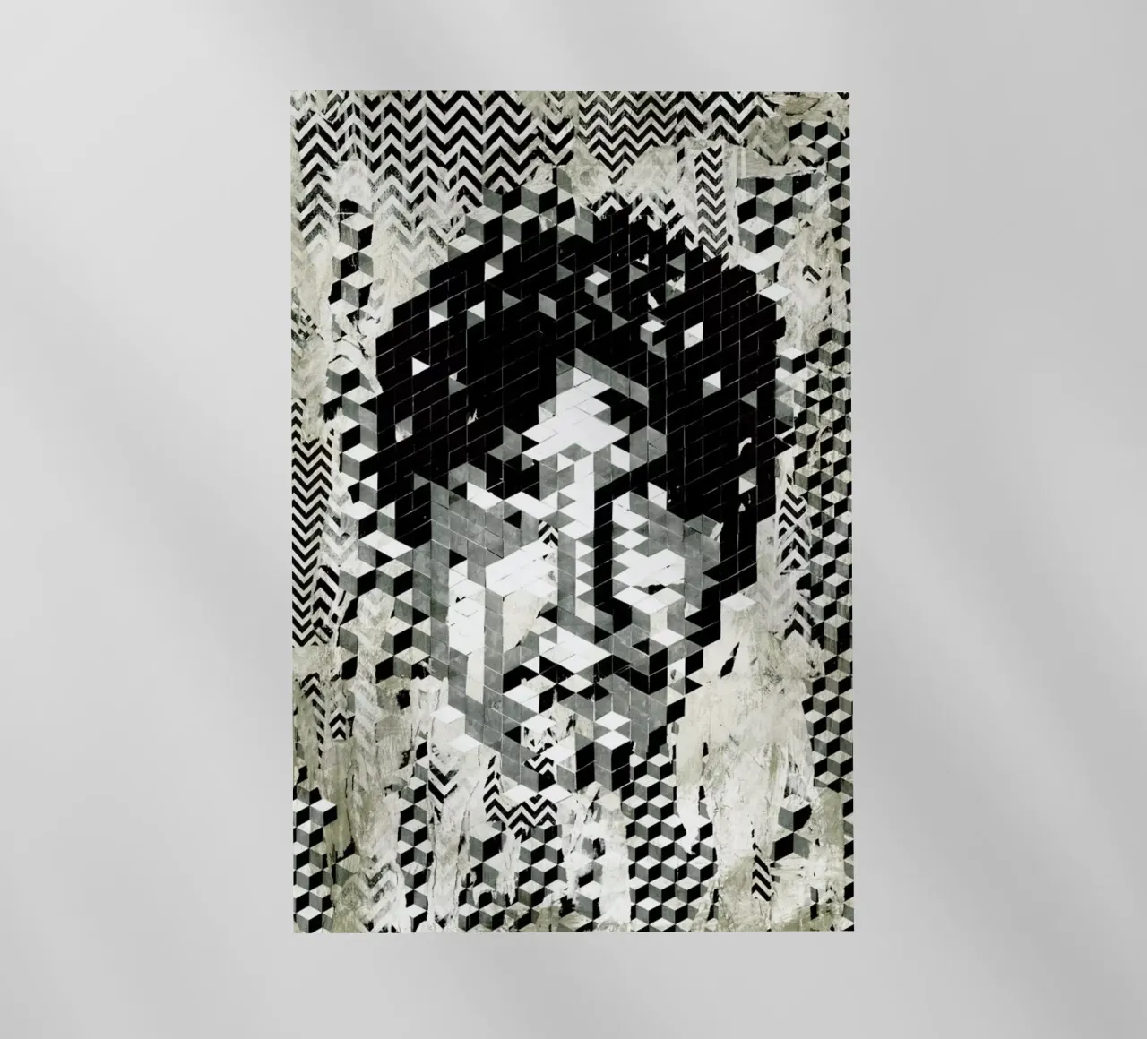 Cube Head pellicola backlit da Famous When Dead