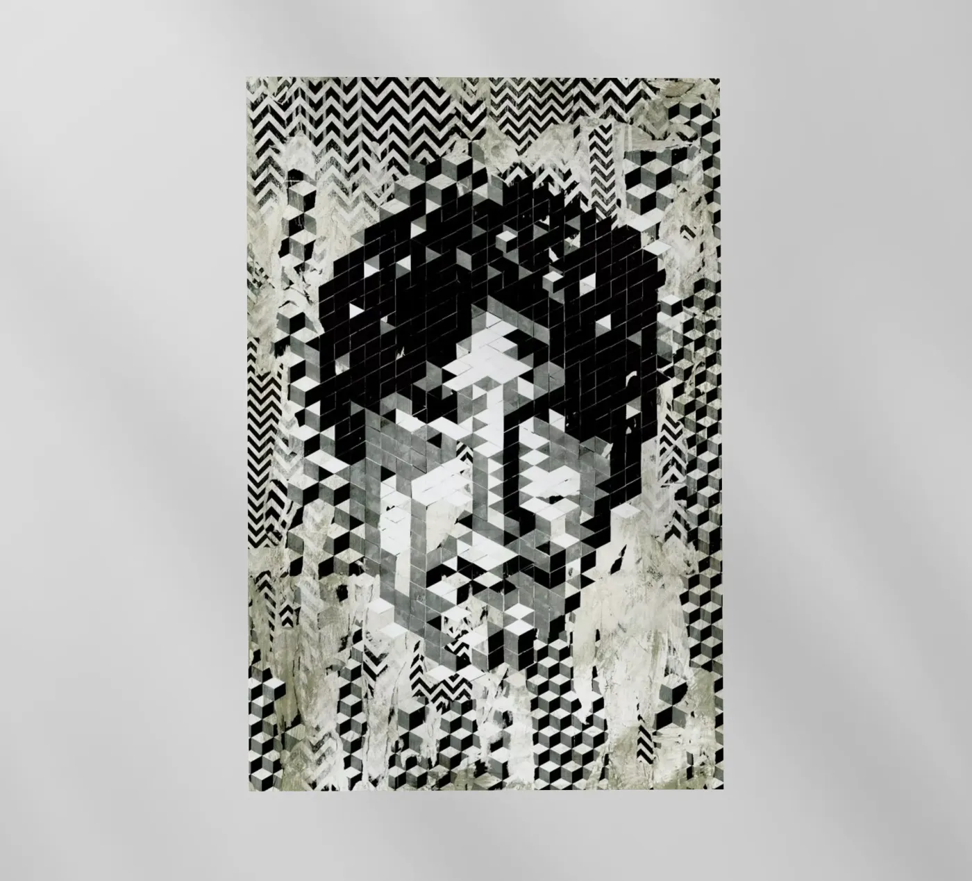 Cube Head pellicola backlit da Famous When Dead