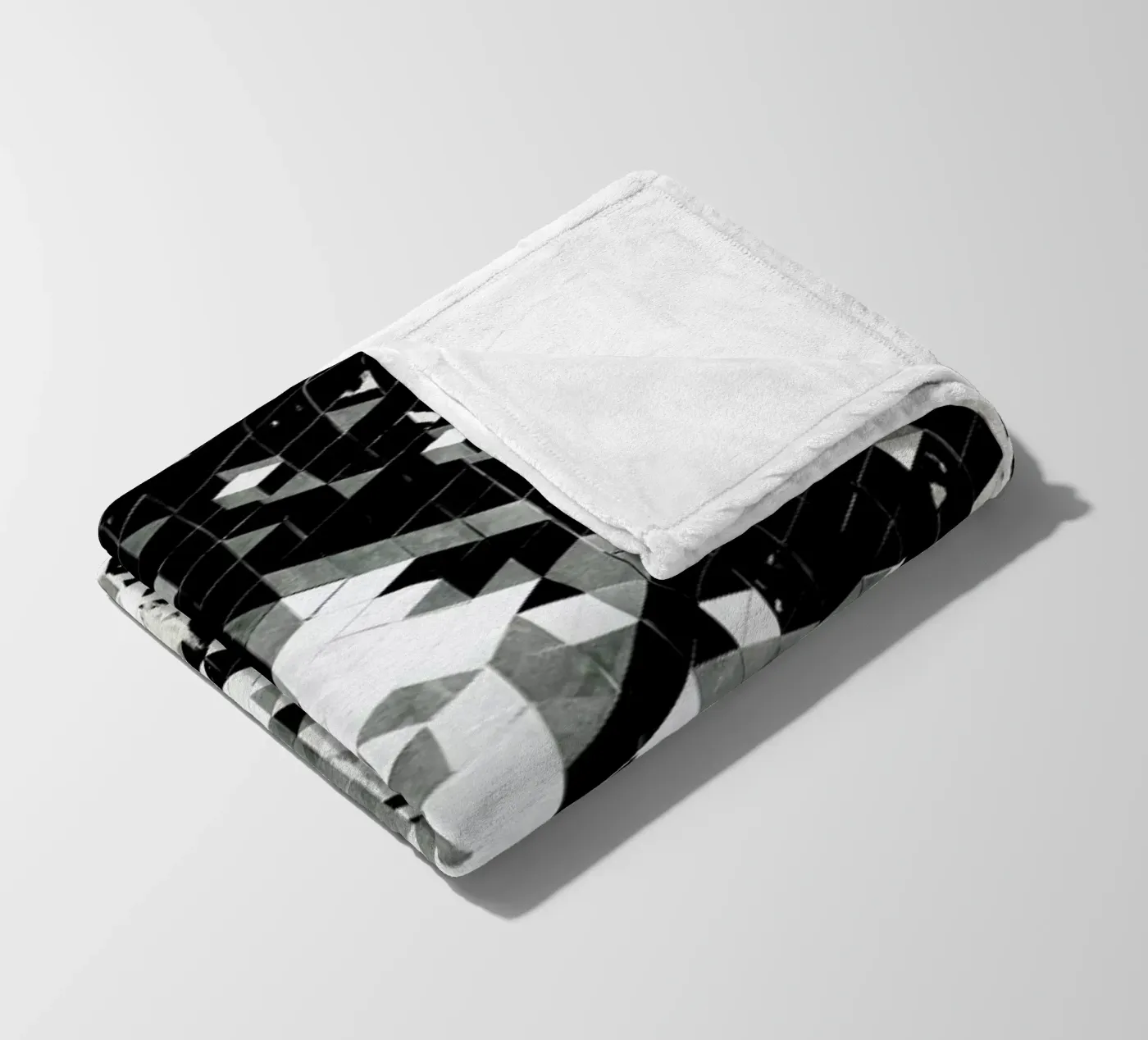 Cube Head fleece blanket by Famous When Dead