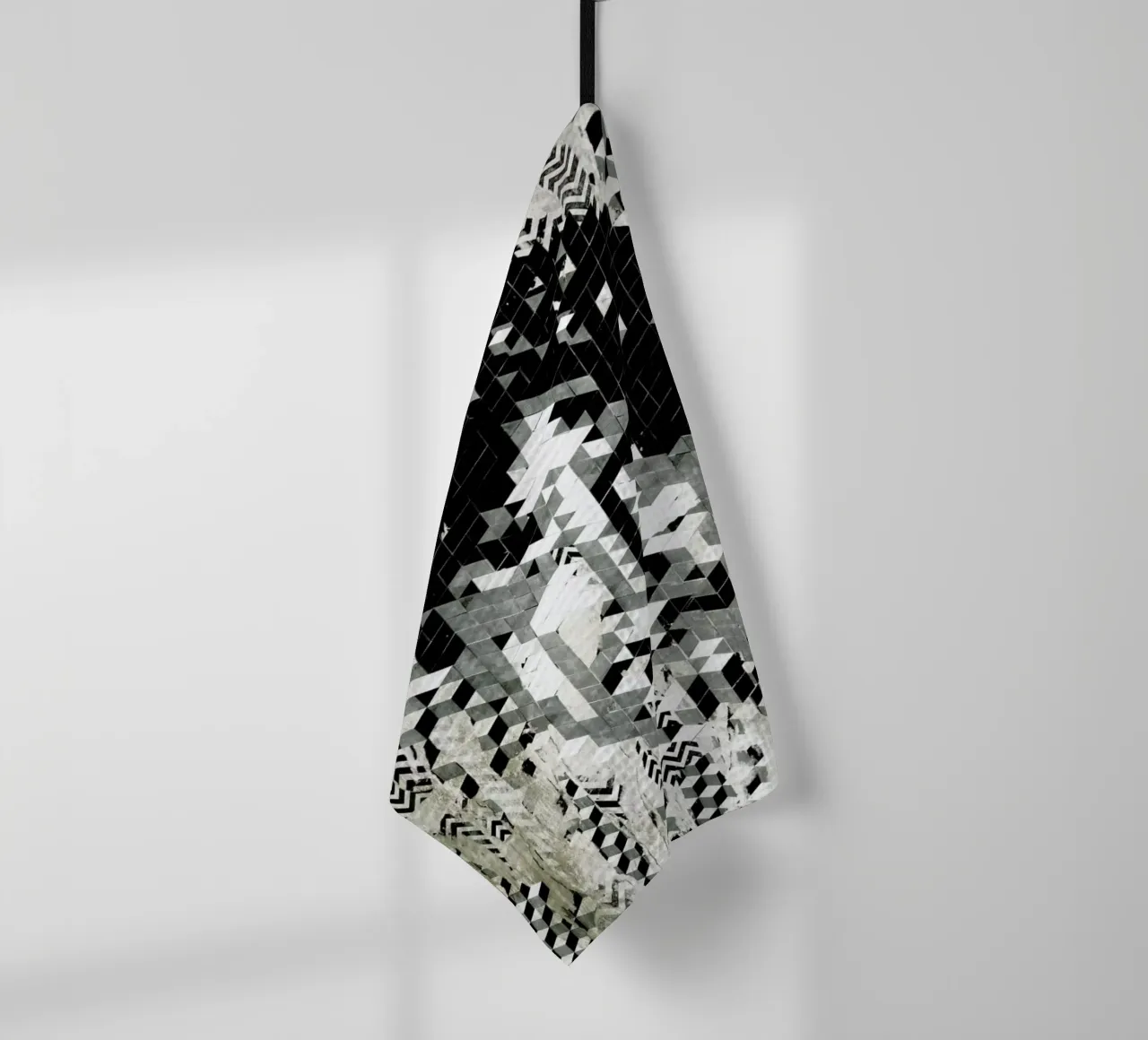 Cube Head canovaccio da cucina da Famous When Dead