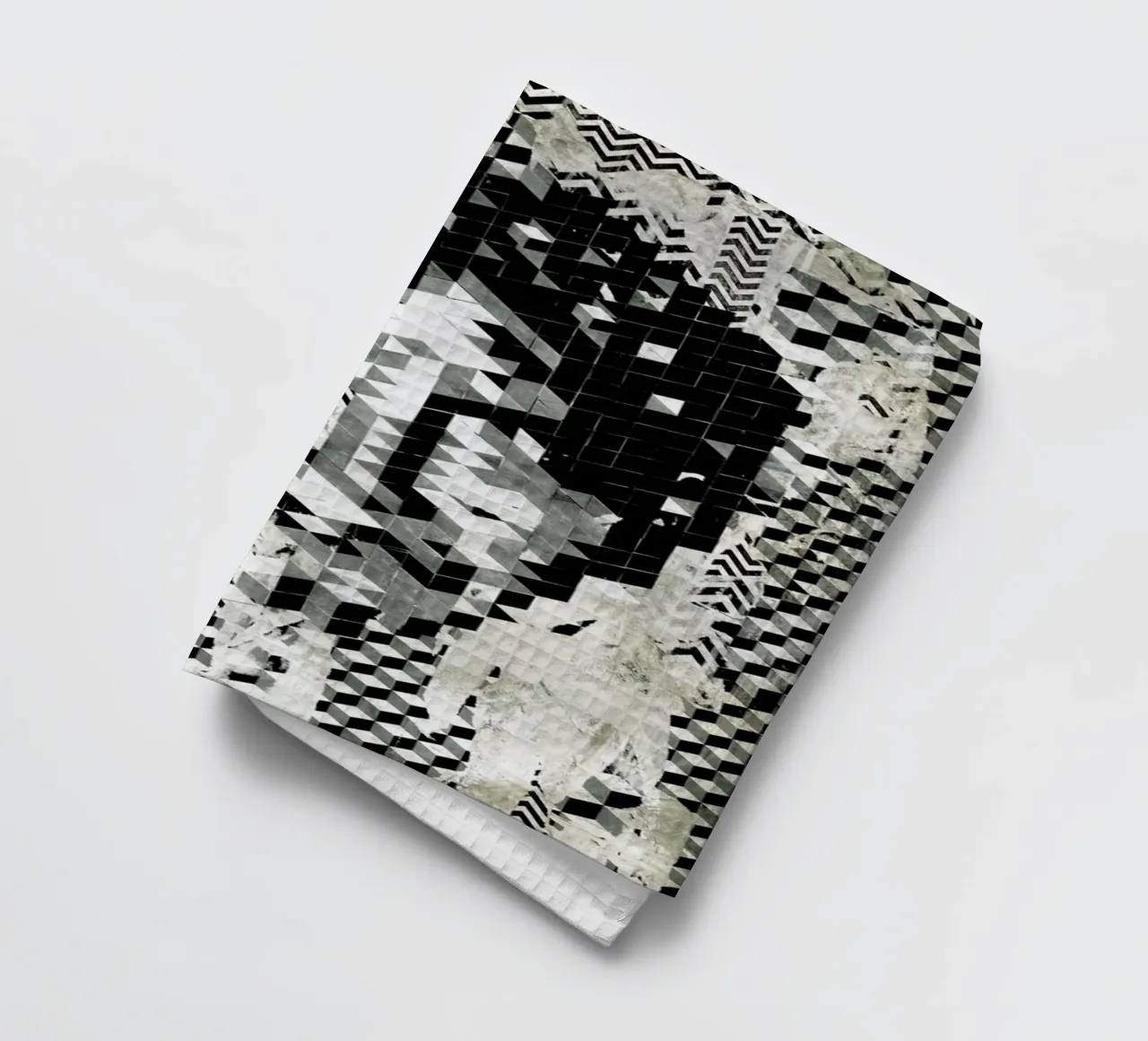 Cube Head canovaccio da cucina da Famous When Dead