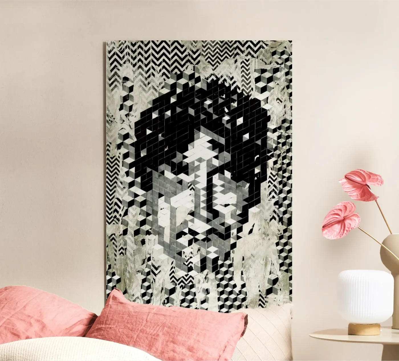 Cube Head pannello forex da Famous When Dead