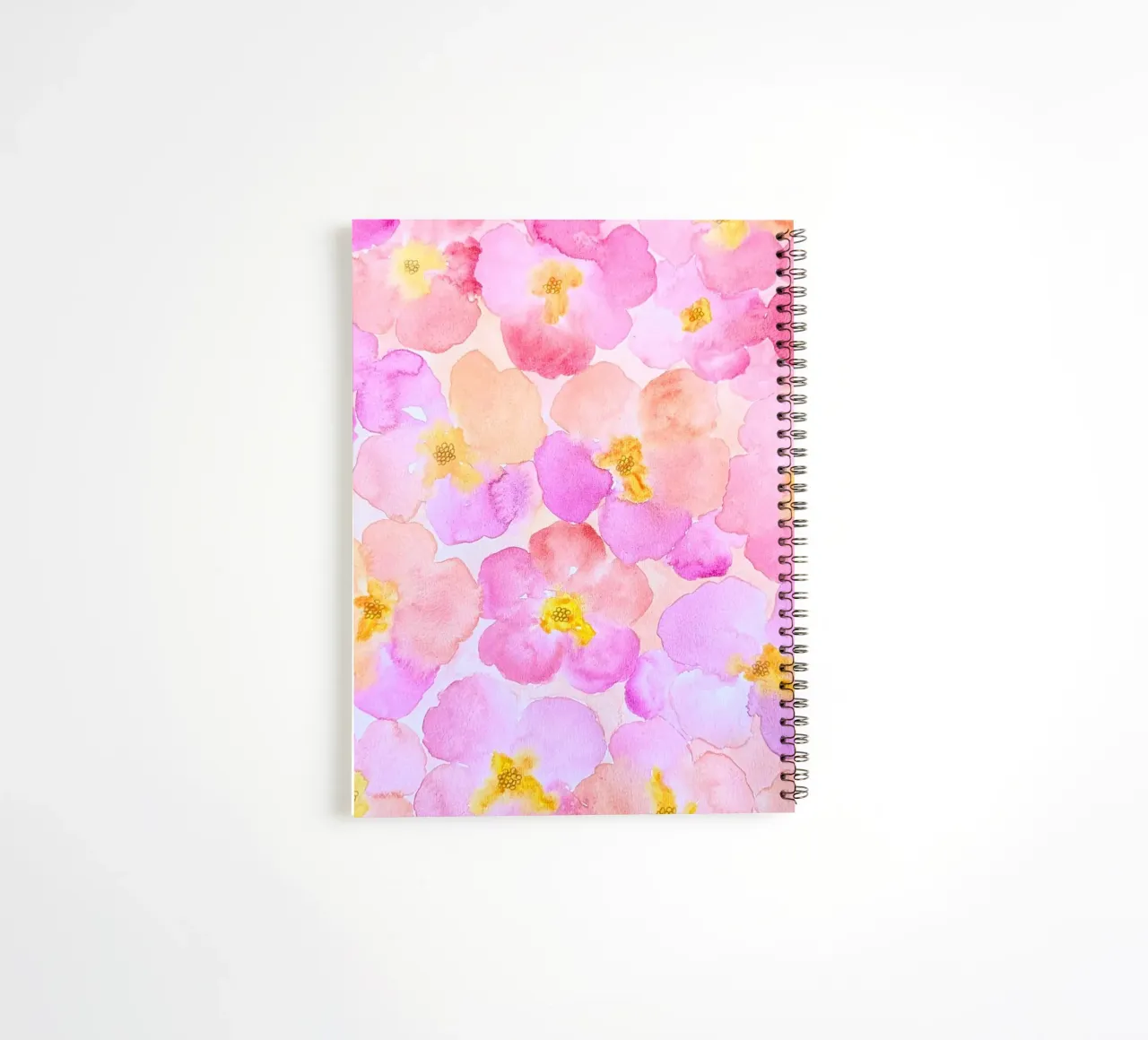 Douceur fleurie spiral notebook by melimelocreations