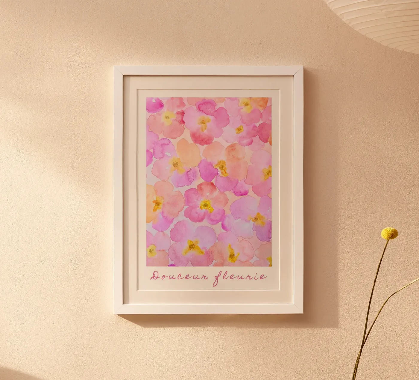 Douceur fleurie poster da melimelocreations
