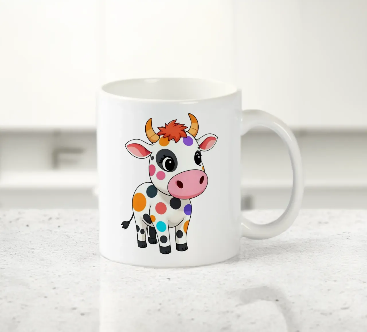 KUh_4a tazza in ceramica da Tierisch bunt by LK