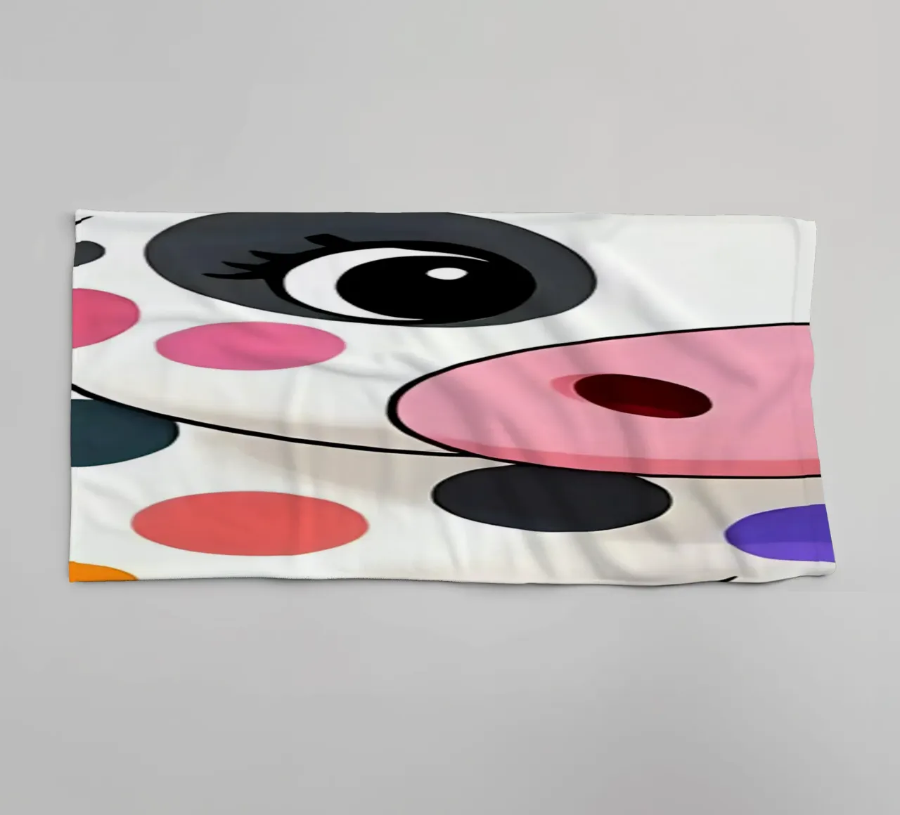 KUh_4a asciugamano da bagno da Tierisch bunt by LK