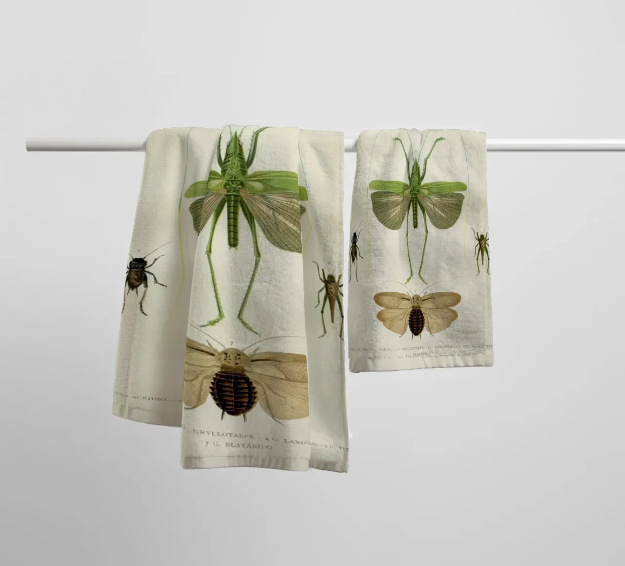 Insects towel by Flora & Fauna
