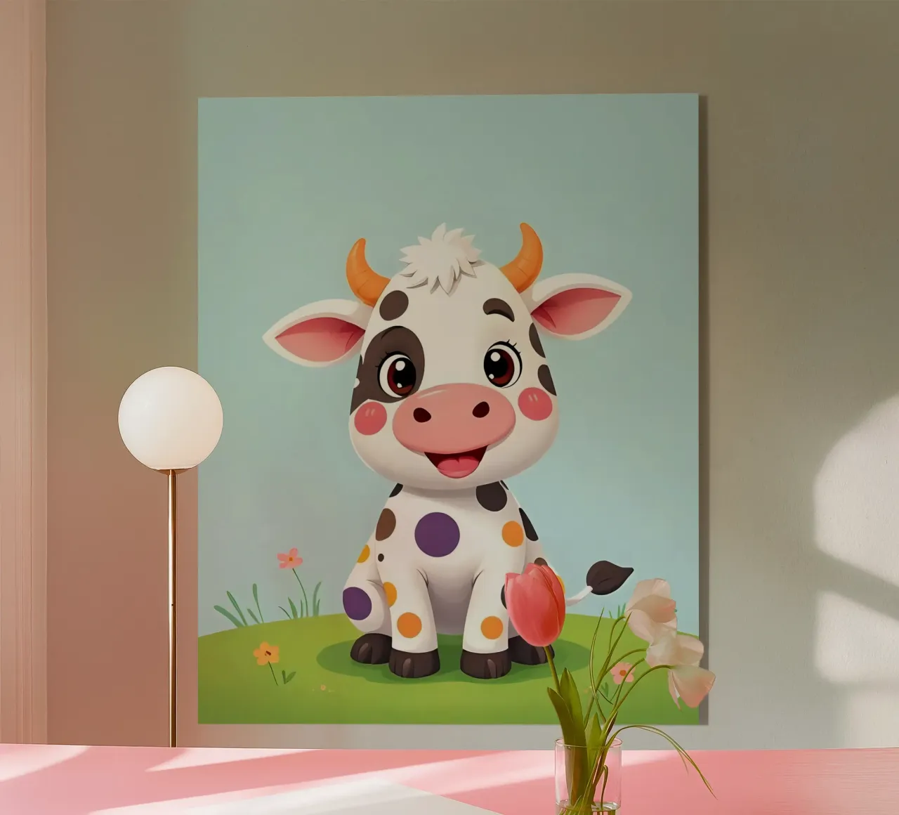 Kuh_5 plexiglass da Tierisch bunt by LK