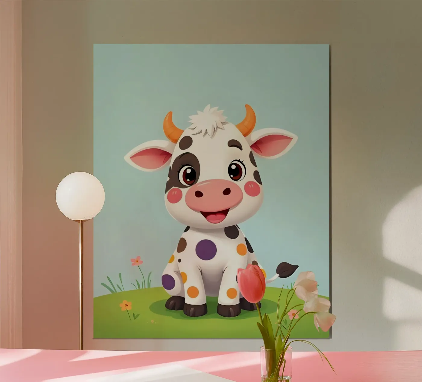 Kuh_5 poster da Tierisch bunt by LK