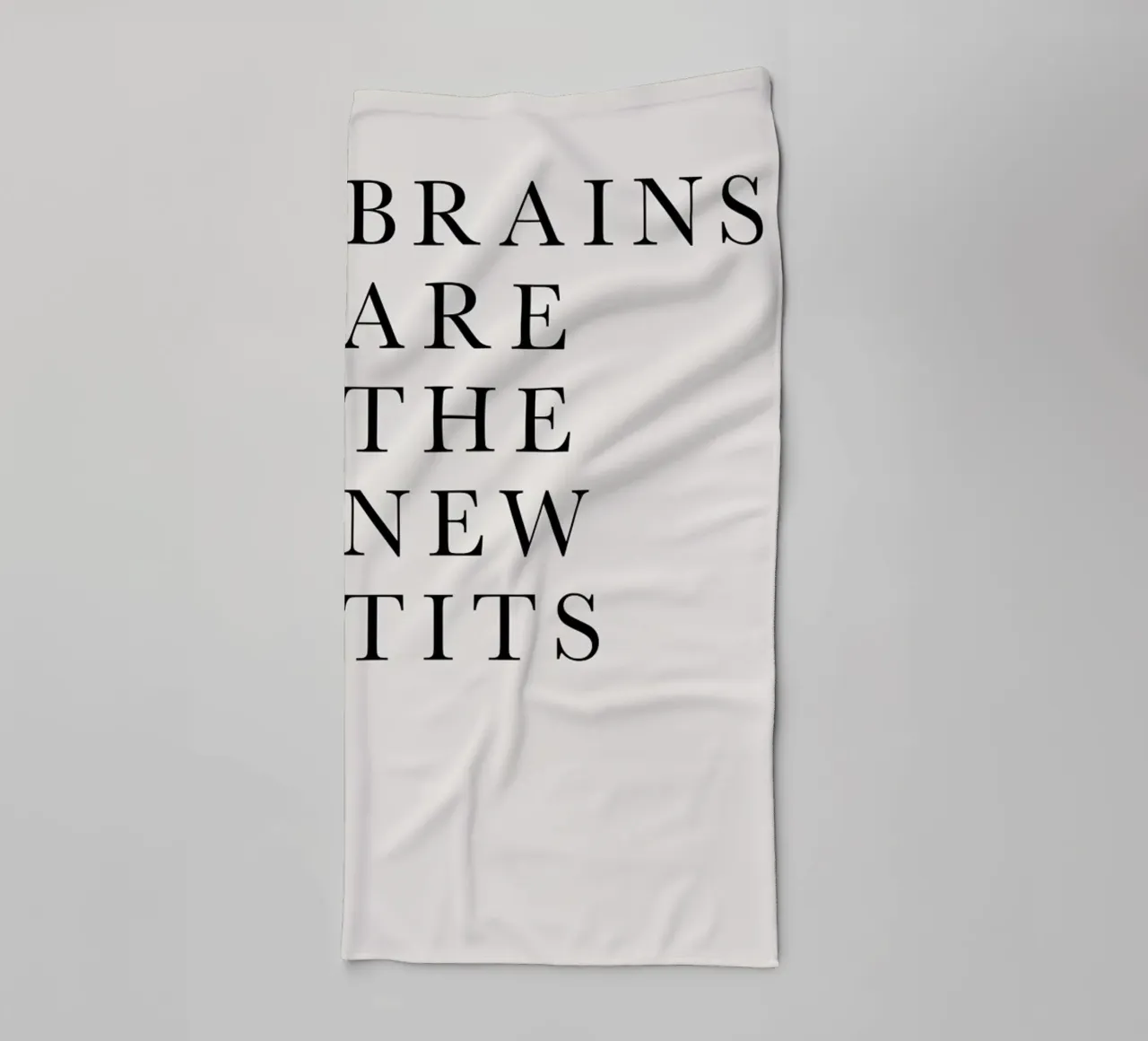 Brains Are the New Tits asciugamano da bagno da Kubistika