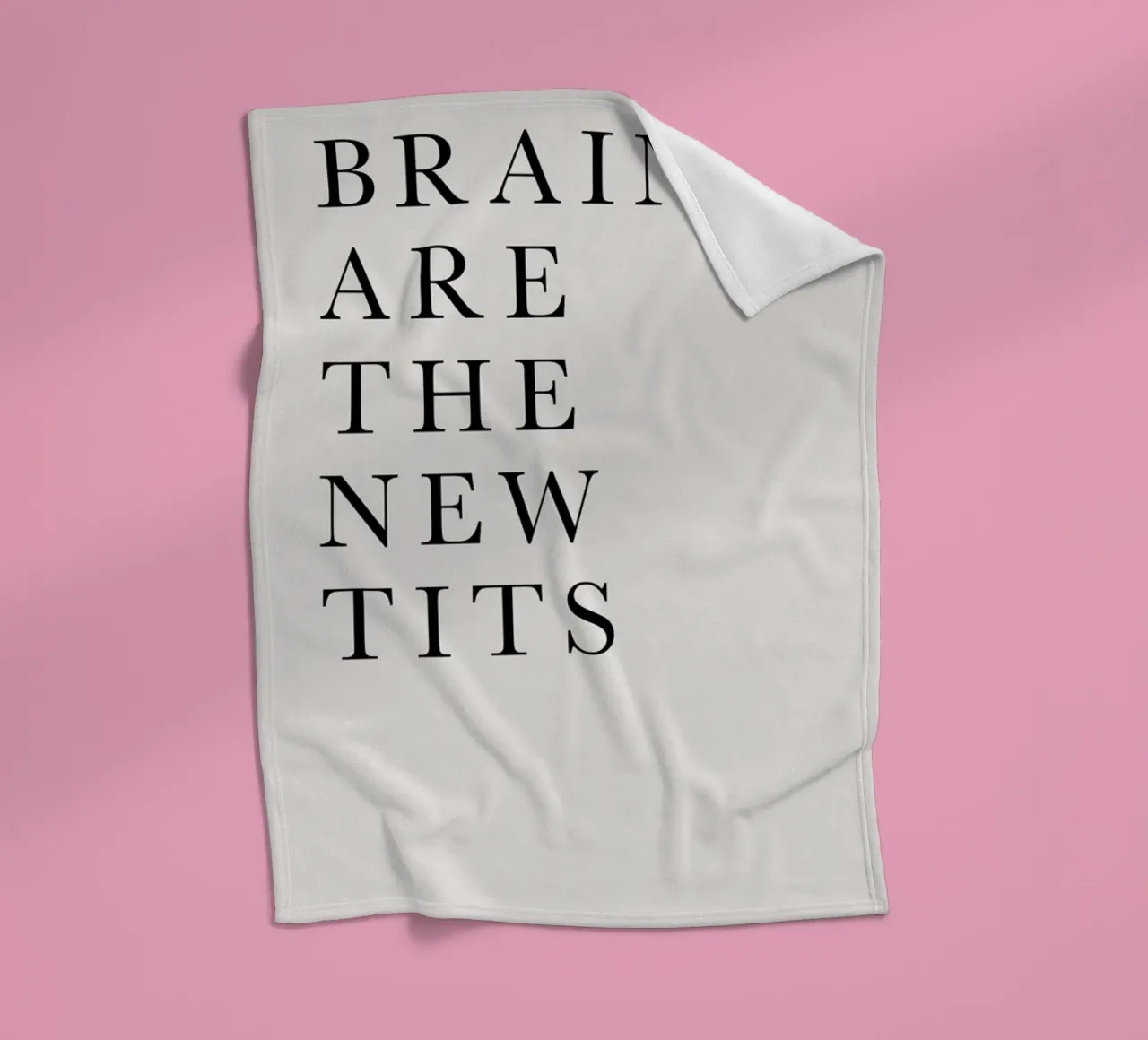 Brains Are the New Tits coperta in pile da Kubistika