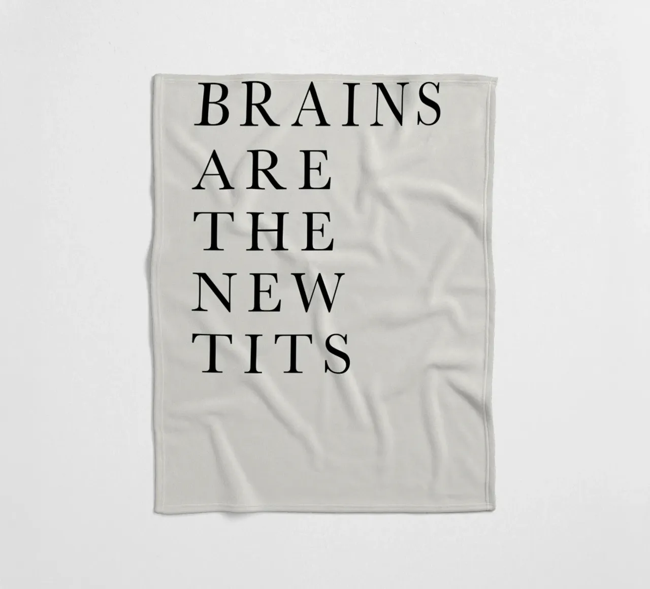 Brains Are the New Tits coperta in pile da Kubistika