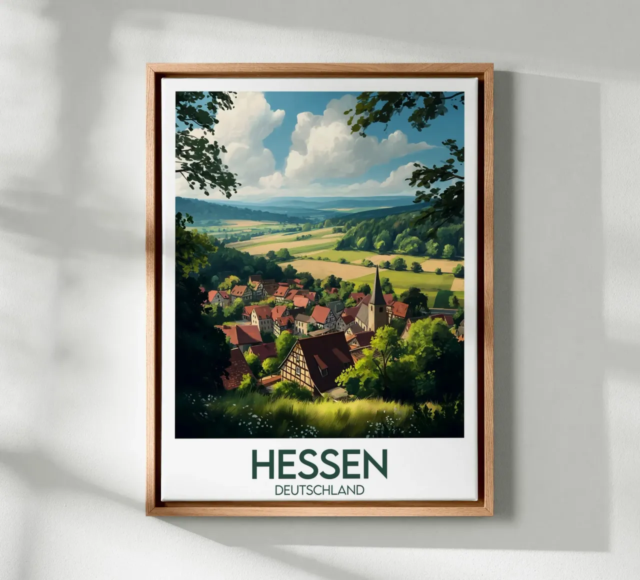 Affiche hesse tela con Cornice a cassetta da Frame the World