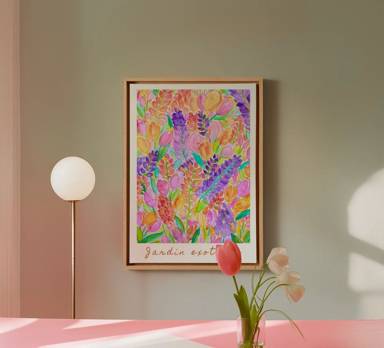 Jardin exotique Leinwand von melimelocreations