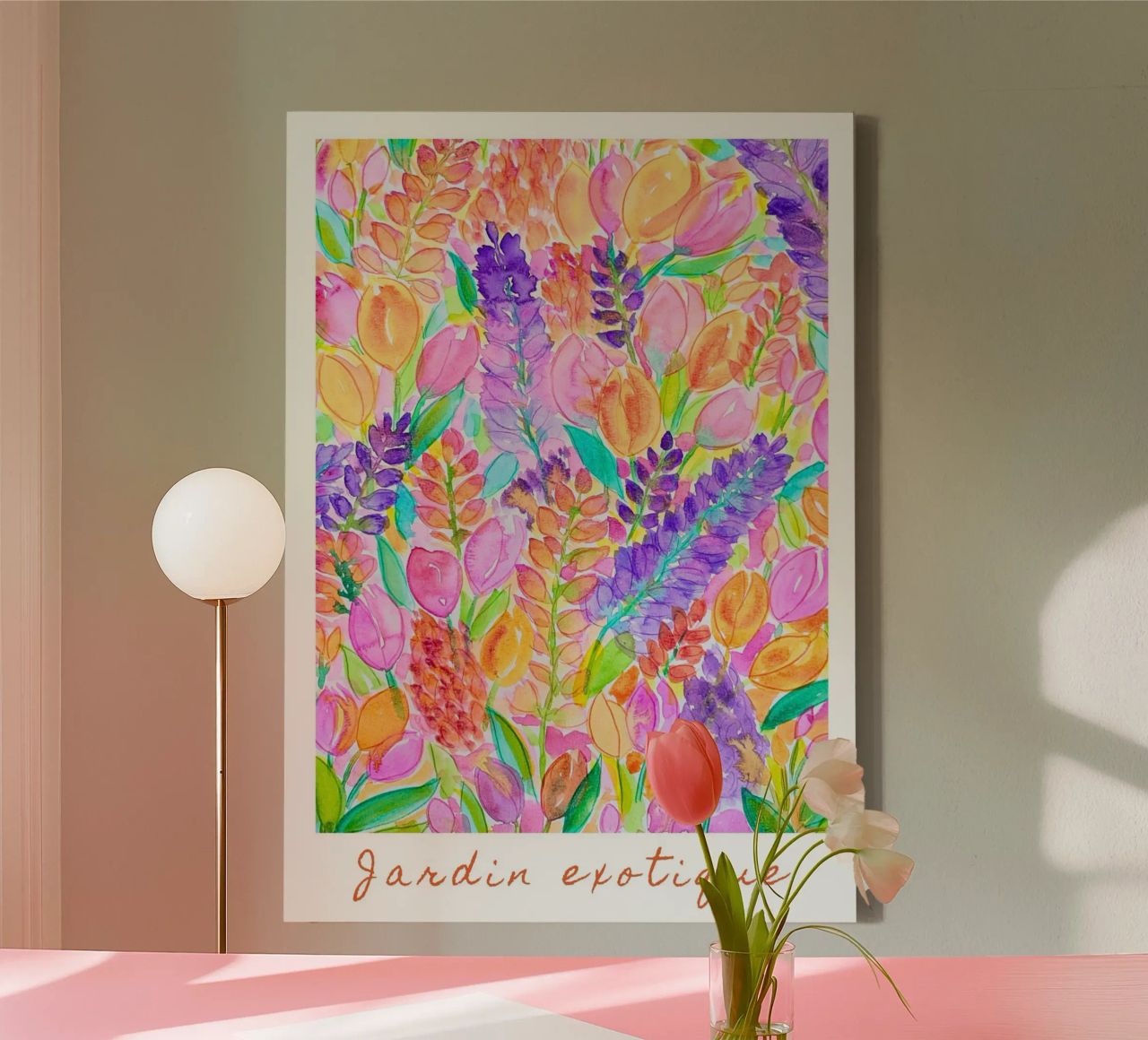 Jardin exotique Leinwand von melimelocreations