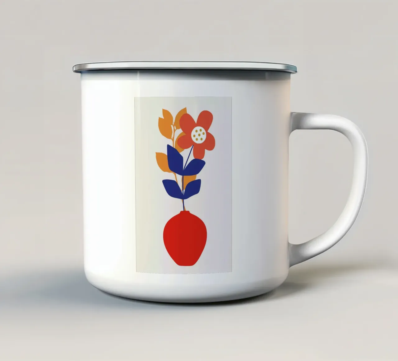 Tinki Tonk tazza in smalto da Kubistika