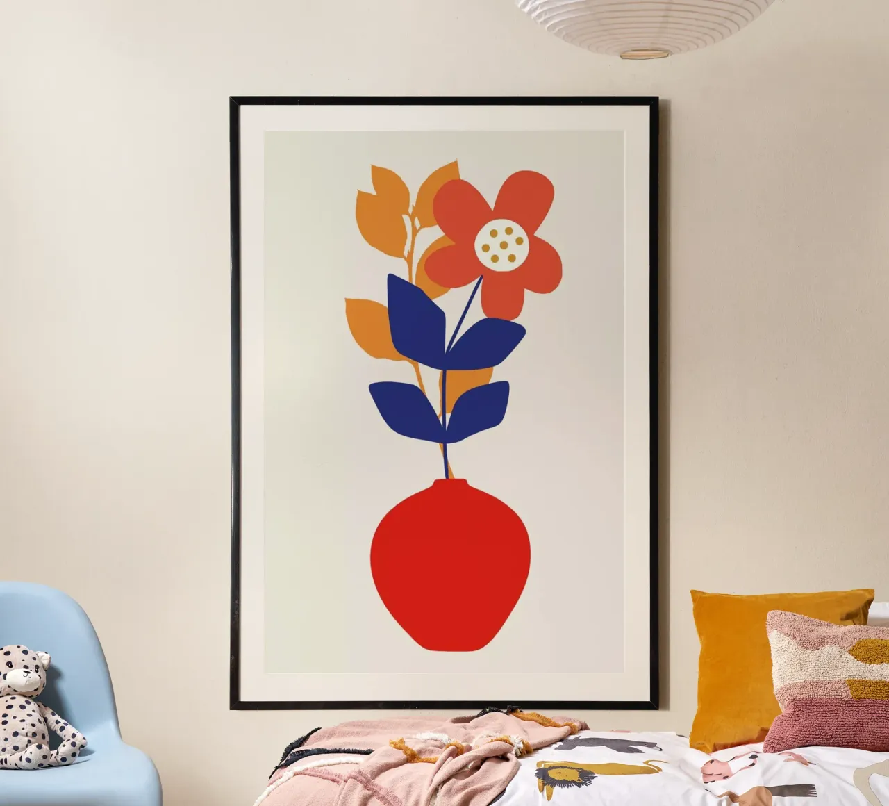 Tinki Tonk poster con telaio in alluminio da Kubistika