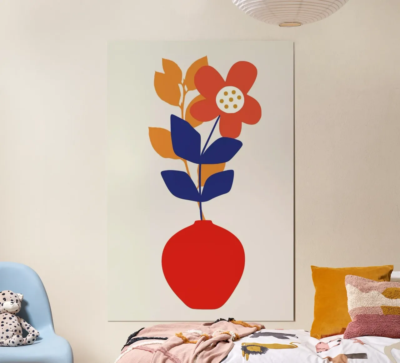 Tinki Tonk poster con telaio in alluminio da Kubistika