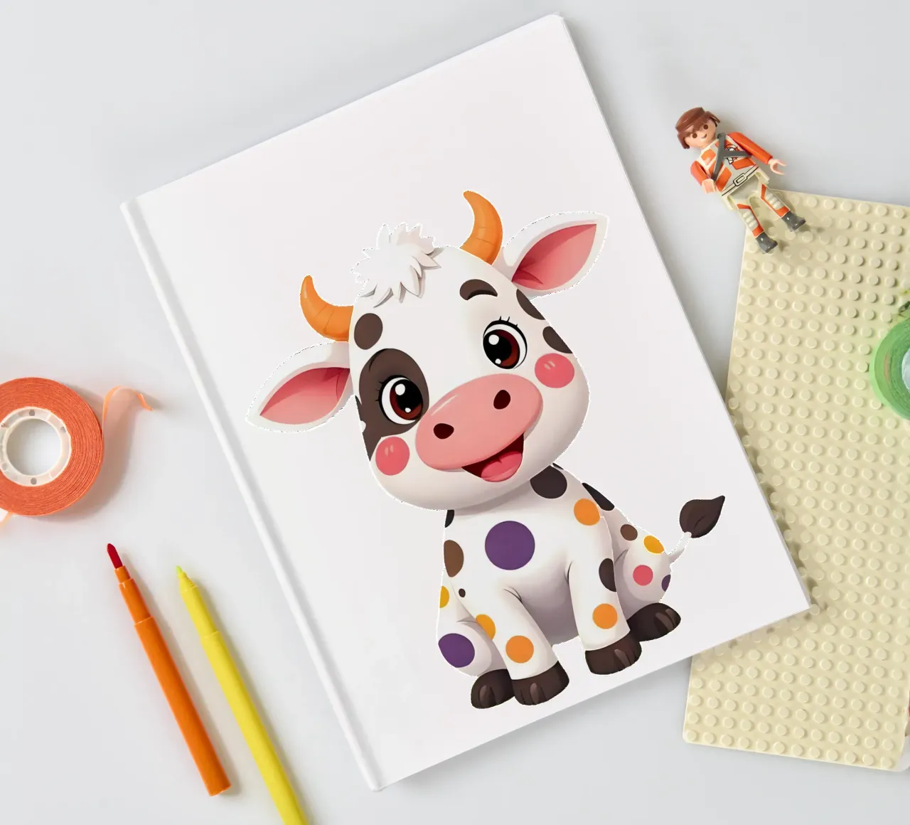 Kuh_5a notebook by Tierisch bunt by LK