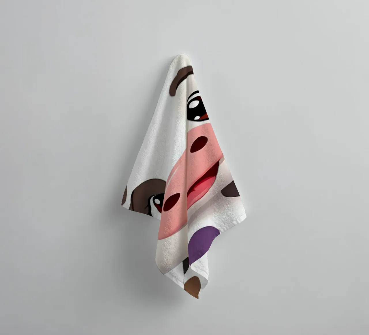 Kuh_5a towel by Tierisch bunt by LK