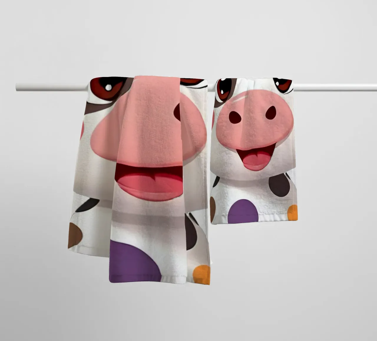 Kuh_5a towel by Tierisch bunt by LK