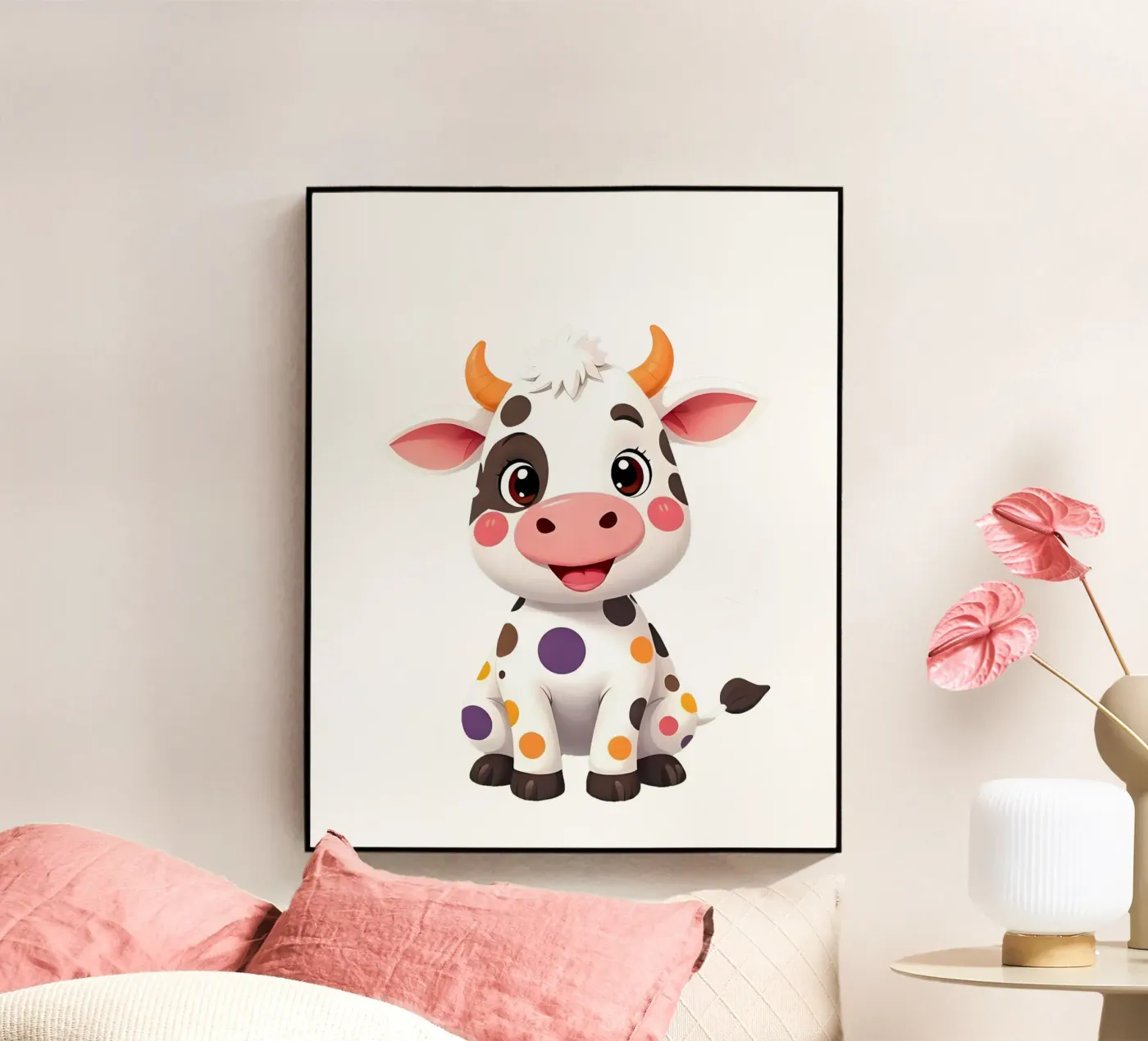 Kuh_5a plexiglass da Tierisch bunt by LK