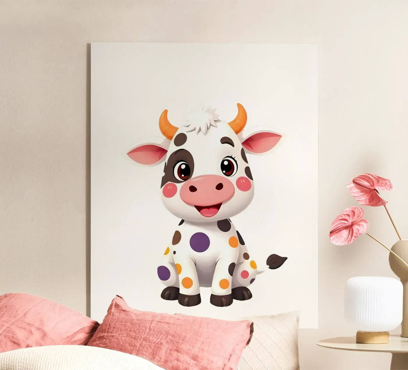 Kuh_5a plexiglass da Tierisch bunt by LK