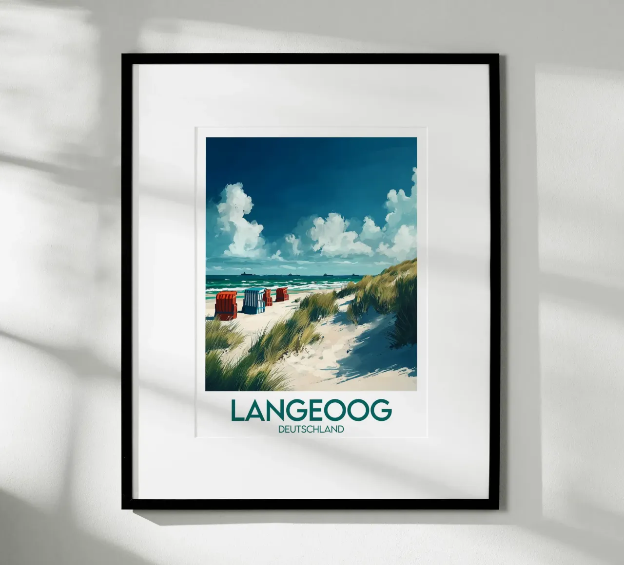 Poster occhio lungo poster con telaio in legno da Frame the World