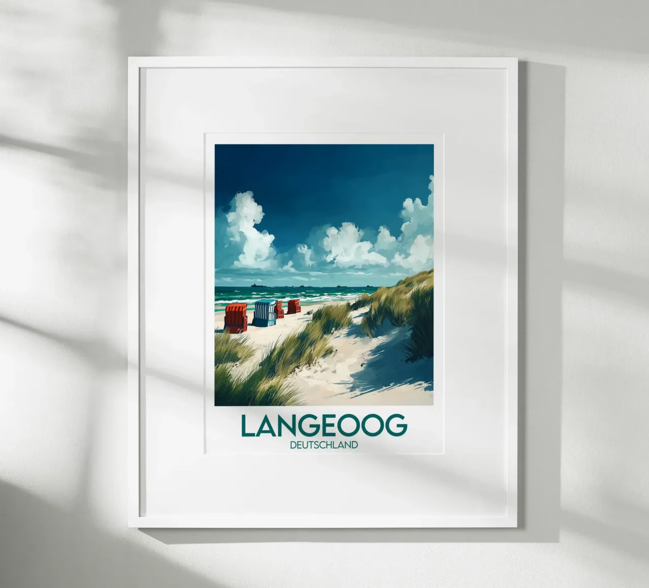 Poster occhio lungo poster con telaio in legno da Frame the World