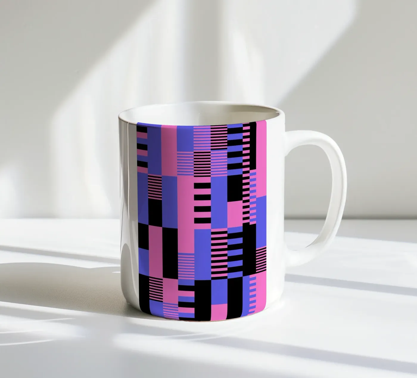 Blocks 2 ceramic mug by La Come Di