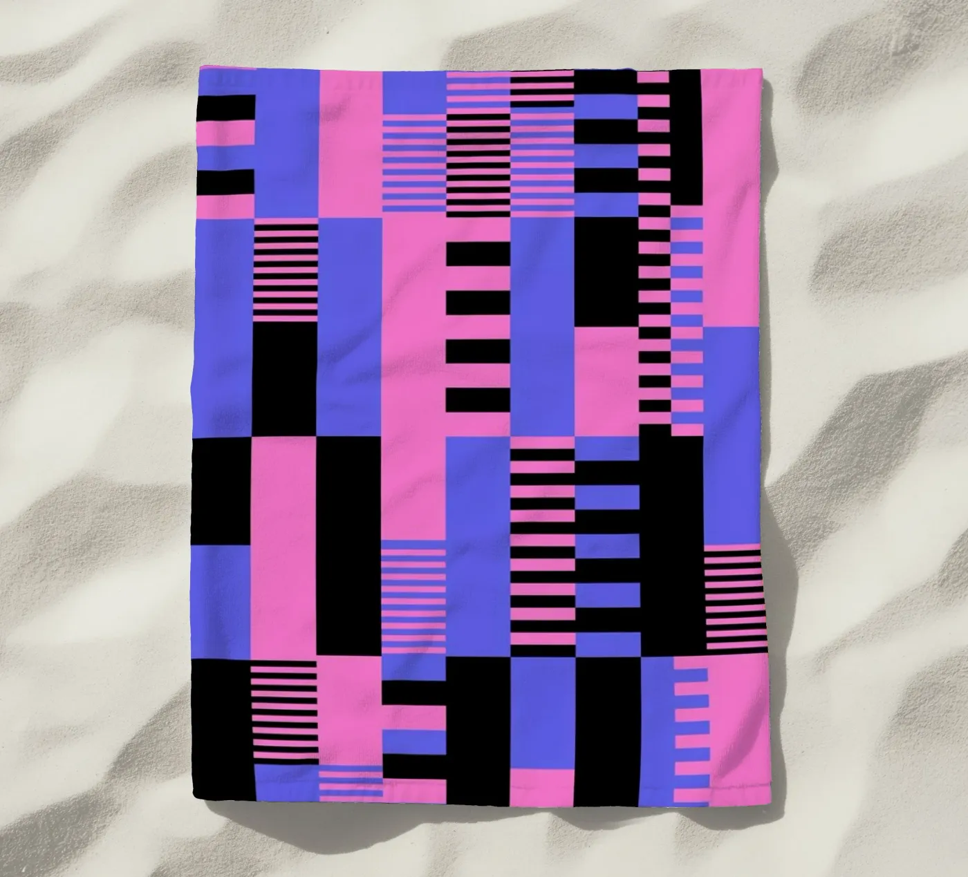 Blocks 2 strandhanddoek van La Come Di