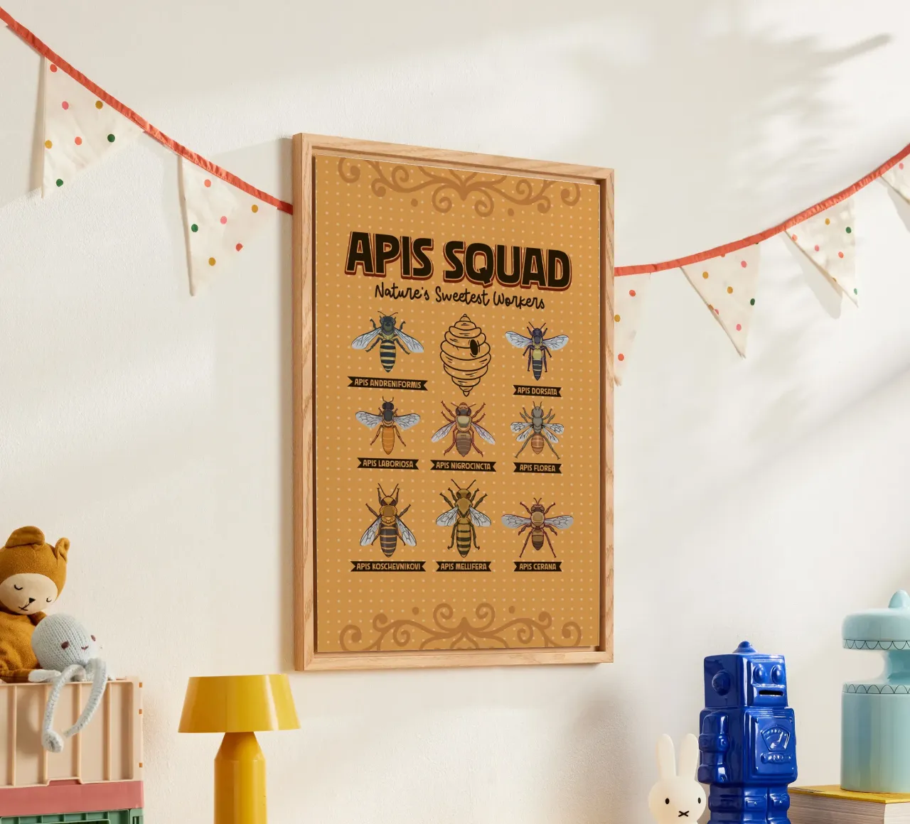 Apis Squad - Api da miele plexiglass da pixelbull - medieval art and more