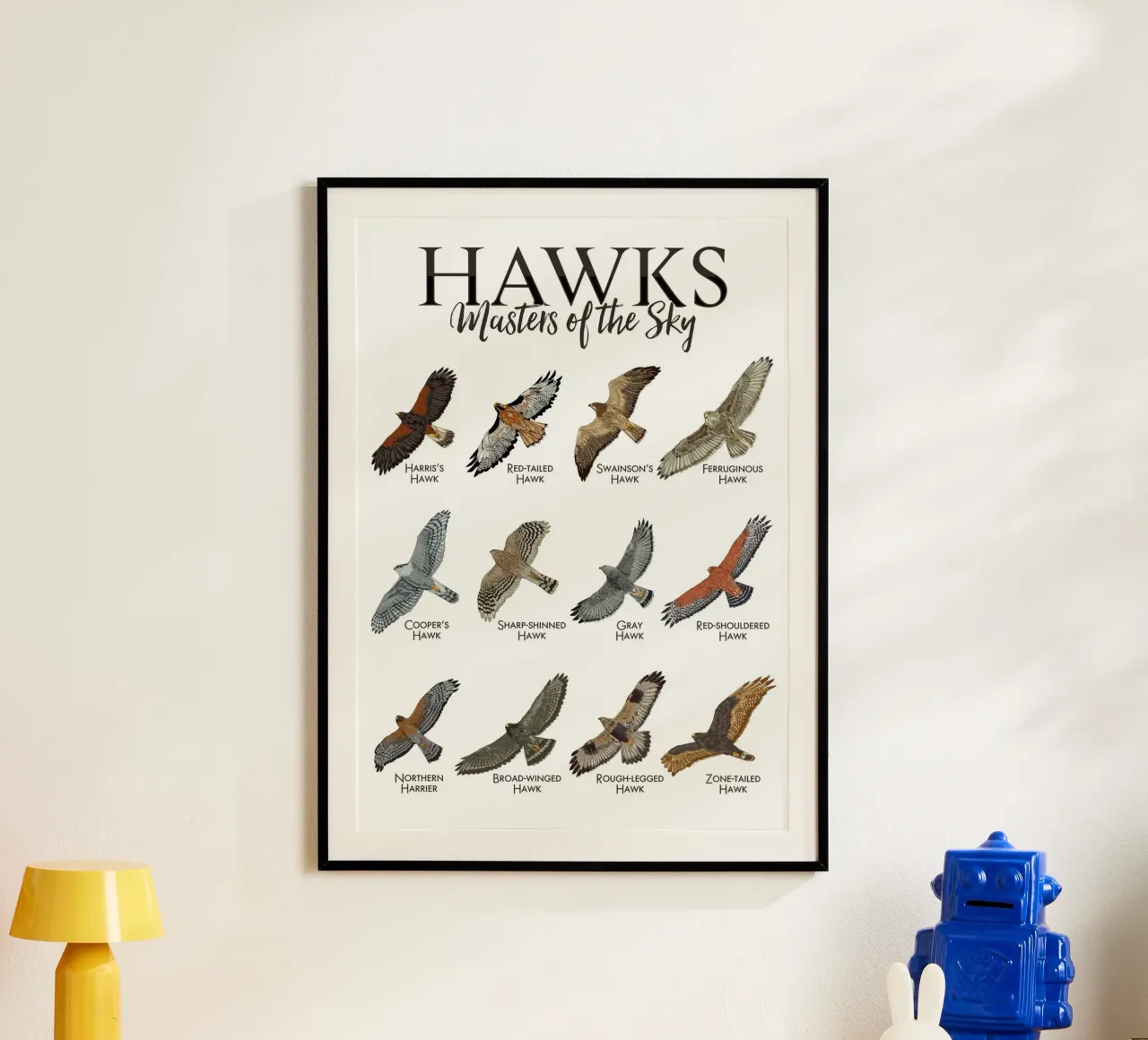 Falchi e falchetti poster da pixelbull - medieval art and more