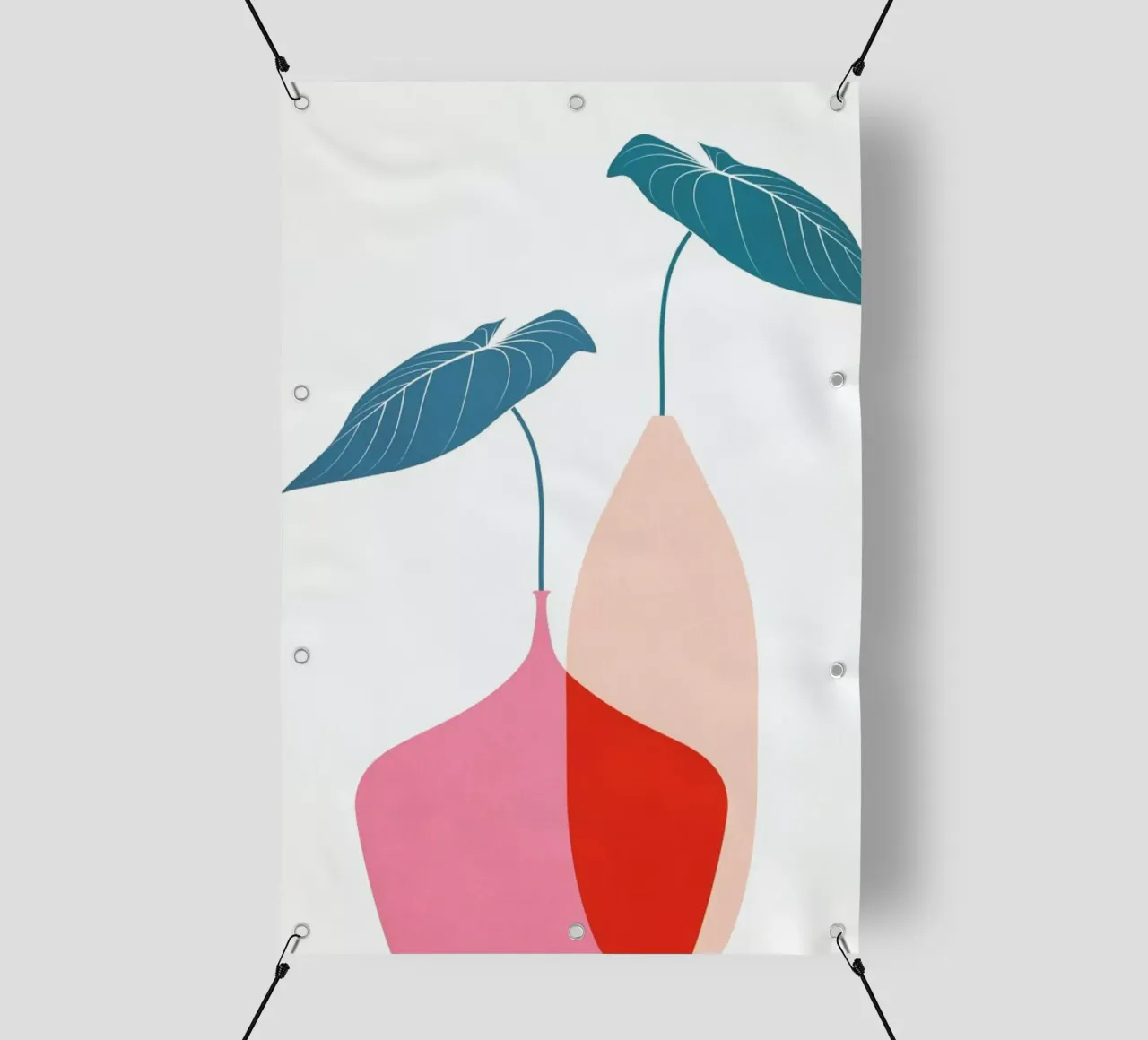 Scandinavian Bouquet telo in pvc da Kubistika